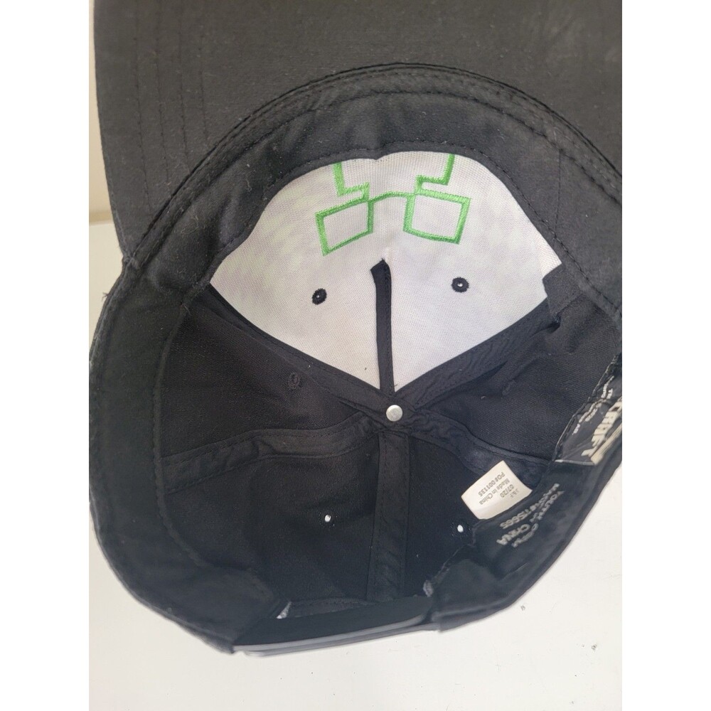 Minecraft Creeper Snapback Hat Youth OSFM Black Green Checkerboard 2020 Mojang - Picture 7 of 7